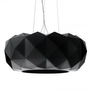 Daia Deluxe  Metal & Glass Pendant Light, Large, Black by Laputa Lighting, a Pendant Lighting for sale on Style Sourcebook