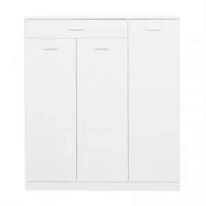 Adrian 3 Doors 1 Drawer Shoe Cabinet - White by OTSGN Imports, a Shoe Organisers for sale on Style Sourcebook