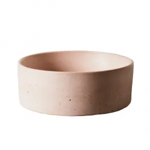 Round Concrete Basin - Blushed Pink by Just in Place, a Basins for sale on Style Sourcebook
