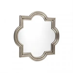 Marrakech 90cm Wall Mirror - Antique Silver by Cozy Lighting & Living, a Mirrors for sale on Style Sourcebook