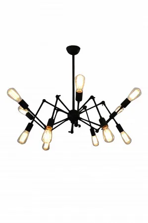 Bare Bulb Spider Chandelier by Fat Shack Vintage, a Chandeliers for sale on Style Sourcebook