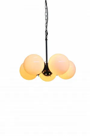 Diner Glass Ball Pendant by Fat Shack Vintage, a Pendant Lighting for sale on Style Sourcebook