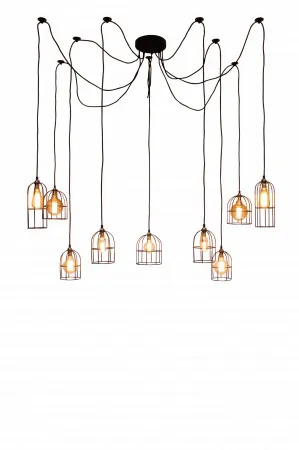 Cage Industrial Pendant Light by Fat Shack Vintage, a Pendant Lighting for sale on Style Sourcebook