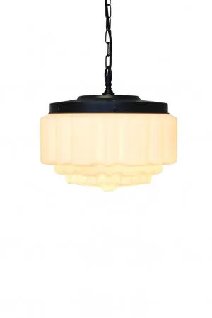 Deco Glass Ceiling Light by Fat Shack Vintage, a Pendant Lighting for sale on Style Sourcebook