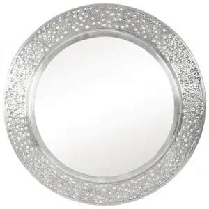 Harker Vine Cutout Metal Frame Round Wall Mirror, 68cm by Casa Uno, a Mirrors for sale on Style Sourcebook