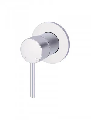Meir | Polished Chrome Round Wall Mixer by Meir, a Bathroom Taps & Mixers for sale on Style Sourcebook