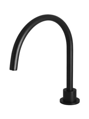 Meir | MATTE BLACK ROUND HIGH-RISE SWIVEL HOB SPOUT by Meir, a Bathroom Taps & Mixers for sale on Style Sourcebook