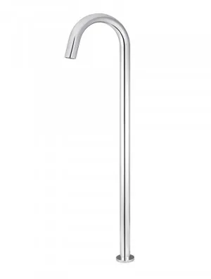 Meir | POLISHED CHROME ROUND FREESTANDING BATH SPOUT by Meir, a Bathroom Taps & Mixers for sale on Style Sourcebook