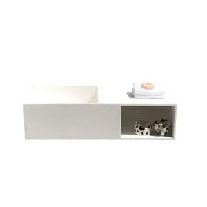 Wall Hung Solid Surface Basin Vanity with Shelf by Just in Place, a Basins for sale on Style Sourcebook