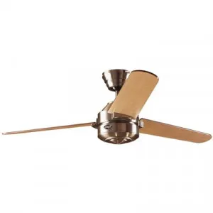 Hunter Carera Brushed Nickel Ceiling Fan with Maple / Dark Walnut Switch Blades by Hunter, a Ceiling Fans for sale on Style Sourcebook