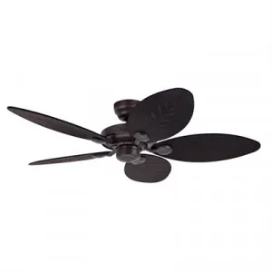 Hunter Outdoor Elements II New Bronze Outdoor Ceiling Fan with Dark Palm / Dark Wicker Switch Blades by Hunter, a Ceiling Fans for sale on Style Sourcebook