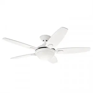 Hunter Contempo White Ceiling Fan with White / Light Oak Switch Blades by Hunter, a Ceiling Fans for sale on Style Sourcebook