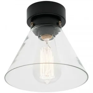 Gwen DIY Batten Fix Ceiling Light, Clear / Black by Mercator, a Fixed Lights for sale on Style Sourcebook