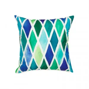 Alma Diamond Outdoor Scatter Cushion, Blue by Fobbio Home, a Cushions, Decorative Pillows for sale on Style Sourcebook