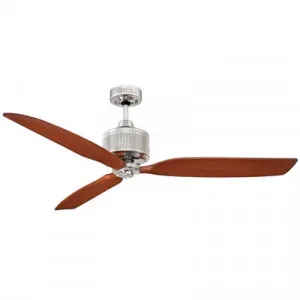 Savannah AC Ceiling Fan, 130cm/52", Brushed Chrome / Cherry by Mercator, a Ceiling Fans for sale on Style Sourcebook