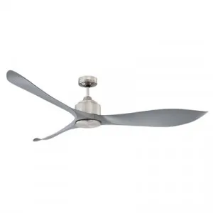 Eagle DC Ceiling Fan, 167cm/66", Brushed Chrome / Grey by Mercator, a Ceiling Fans for sale on Style Sourcebook