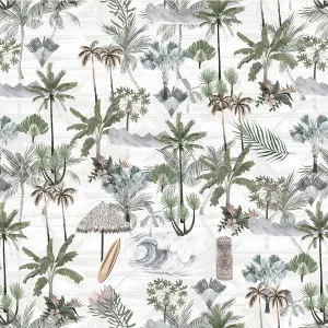 Hawaiian Days Wallpaper by Boho Art & Styling, a Wallpaper for sale on Style Sourcebook