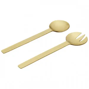 Geo Salad Servers (Brass) by BEHR & CO, a Salad Bowls & Servers for sale on Style Sourcebook