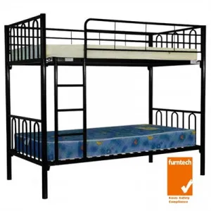 Sydney Metal Single Bunk Bed - Black by Icon Furniture, a Kids Beds & Bunks for sale on Style Sourcebook