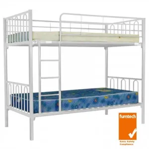 Sydney Metal Single Bunk Bed - White by Icon Furniture, a Kids Beds & Bunks for sale on Style Sourcebook