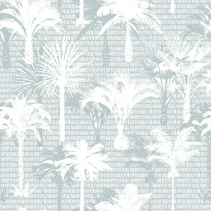 Seamist Palms Removable Wallpaper by Boho Art & Styling, a Wallpaper for sale on Style Sourcebook