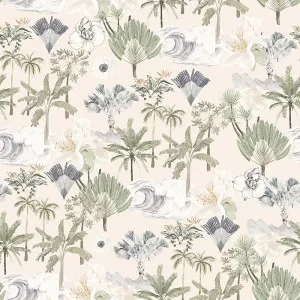 Hawaiian Mornings II Removable Wallpaper by Boho Art & Styling, a Wallpaper for sale on Style Sourcebook