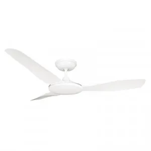 Sorrento DC Ceiling Fan, 130cm/52", White by Mercator, a Ceiling Fans for sale on Style Sourcebook