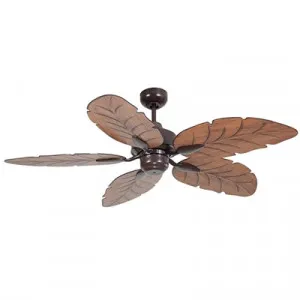 Cooya IP44 Outdoor Ceiling Fan, 130cm/52", Brown by Mercator, a Ceiling Fans for sale on Style Sourcebook