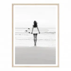 Femme Surf (black/white) by Boho Art & Styling, a Prints for sale on Style Sourcebook