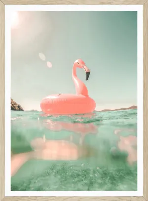 FLAMINGO FUN by SeascapeLiving, a Prints for sale on Style Sourcebook