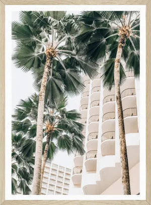 FAN PALM HOTEL by SeascapeLiving, a Prints for sale on Style Sourcebook