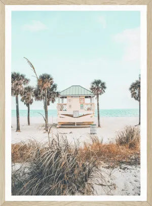 PINK BEACH HOUSE by SeascapeLiving, a Prints for sale on Style Sourcebook