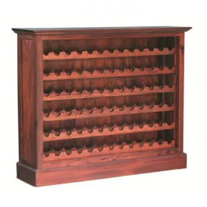 Boku Mahogany Timber Wine Rack, Large, Mahogany by Centrum Furniture, a Wine Racks for sale on Style Sourcebook