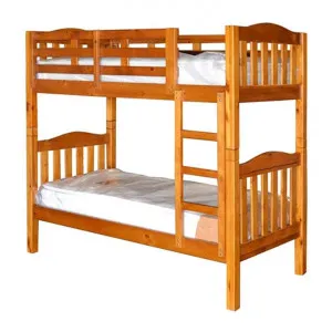 Adelaide Timber Single Bunk Bed In Chestnut by Icon Furniture, a Kids Beds & Bunks for sale on Style Sourcebook