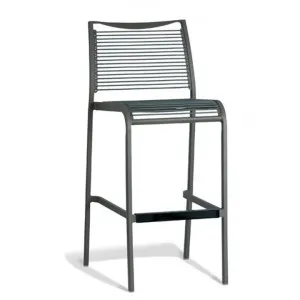 Wanika Commercial Grade Aluminum Indoor/Outdoor Stool, Grey by Mercury Seating, a Bar Stools for sale on Style Sourcebook