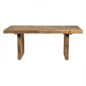 Swazi Solid Mango Wood Timber 185cm Dining Table by Casa Sano, a Dining Tables for sale on Style Sourcebook