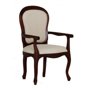 Queen Ann Mahogany Timber Dining Armchair, Mahogany by Centrum Furniture, a Dining Chairs for sale on Style Sourcebook