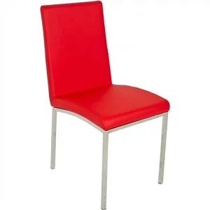 Dolce Faux Leather Dining Chair, Red by Brighton Home, a Dining Chairs for sale on Style Sourcebook