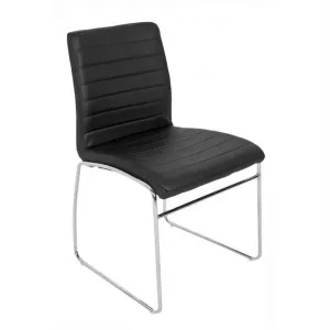 Como Faux Leather Dining Chair, Black by Brighton Home, a Dining Chairs for sale on Style Sourcebook