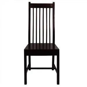 Neasham Solid Mango Wood Timber Dining Chair - Dark Chocolate by Chateau Legende, a Dining Chairs for sale on Style Sourcebook