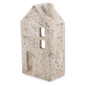 Palmira Cement House Lantern with Chimney, Large, Dirty White by Casa Sano, a Lanterns for sale on Style Sourcebook