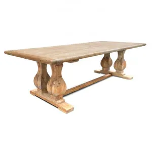 Arian Reclaimed Elm Timber Dining Table, 300cm, Natural by Conception Living, a Dining Tables for sale on Style Sourcebook