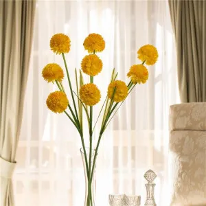 Set of 3 Three Head Artificial Hydrangeas- Yellow by FLH, a Plants for sale on Style Sourcebook