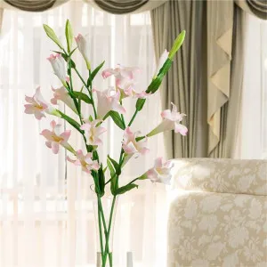 Set of 3 Six Head Artificial lilies - Light Pink by FLH, a Plants for sale on Style Sourcebook