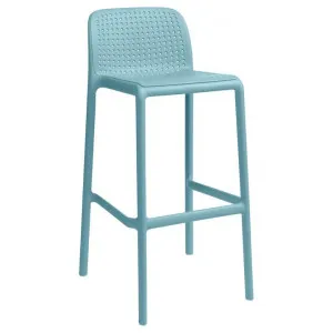 Bora Italian Made Commercial Grade Stackable Indoor / Outdoor Bar Stool, Blue by Nardi, a Bar Stools for sale on Style Sourcebook