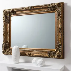 Celyn Wall Mirror, 120cm, Gold by Casa Bella, a Mirrors for sale on Style Sourcebook