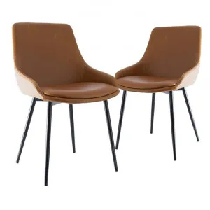 Como Faux Leather Dining Chair, Tan by Maison Furniture, a Dining Chairs for sale on Style Sourcebook