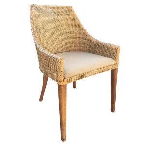 Delano Rattan Dining Chair, Tobacco by Chateau Legende, a Dining Chairs for sale on Style Sourcebook