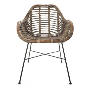 Linden Rattan Dining Armchair by Florabelle, a Dining Chairs for sale on Style Sourcebook