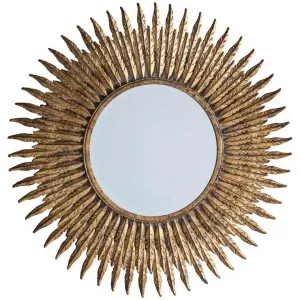 Quentin Iron Frame Round Wall Mirror, 60cm by Casa Bella, a Mirrors for sale on Style Sourcebook